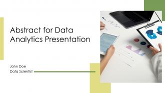 Abstract For Data Analytics Presentation PPT Slides ACP