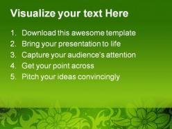 Abstract green background design powerpoint templates and powerpoint backgrounds 0511