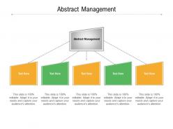 Abstract management ppt powerpoint presentation example 2015 cpb