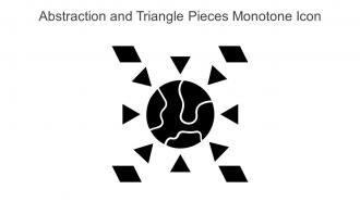 Abstraction And Triangle Pieces Monotone Icon In Powerpoint Pptx Png And Editable Eps Format