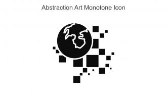Abstraction Art Monotone Icon In Powerpoint Pptx Png And Editable Eps Format