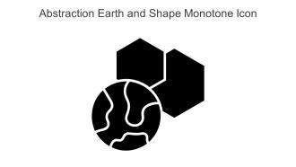Abstraction Earth And Shape Monotone Icon In Powerpoint Pptx Png And Editable Eps Format