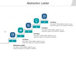 Abstraction ladder ppt powerpoint presentation portfolio layout cpb