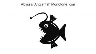Abyssal Anglerfish Monotone Icon In Powerpoint Pptx Png And Editable Eps Format