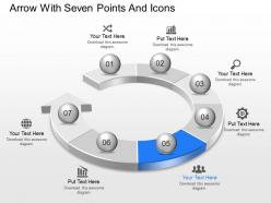6057747 style circular semi 7 piece powerpoint presentation diagram infographic slide