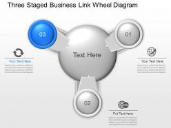 96030975 style circular spokes 3 piece powerpoint presentation diagram infographic slide