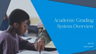 Academic Grading System Overview PPT Mockup AT