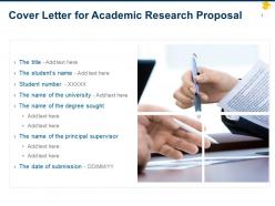 Academic research proposal powerpoint presentation slides