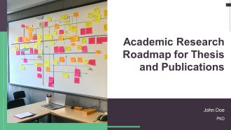Academic Research Roadmap For Thesis And Publications PPT Sample AT