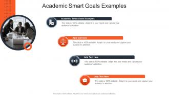 Academic Smart Goals Examples In Powerpoint And Google Slides Cpb