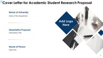 Academic student research proposal powerpoint presentation slides
