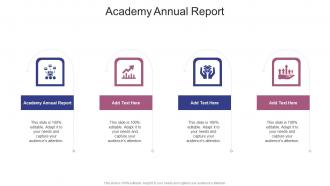 Academy Annual Report In Powerpoint And Google Slides Cpb