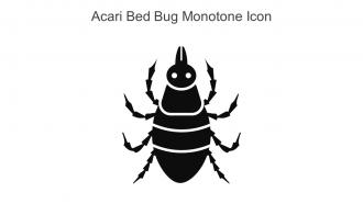 Acari Bed Bug Monotone Icon In Powerpoint Pptx Png And Editable Eps Format