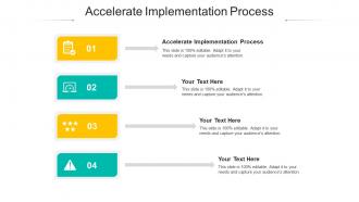 Accelerate implementation process ppt powerpoint presentation pictures cpb