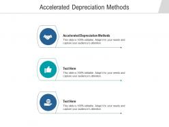 Accelerated depreciation methods ppt powerpoint presentation infographics outfit cpb
