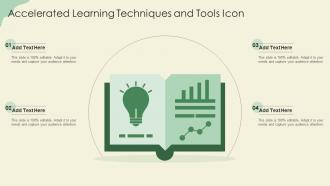 Accelerated Learning Techniques And Tools Icon