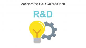 Accelerated R And D Colored Icon In Powerpoint Pptx Png And Editable Eps Format