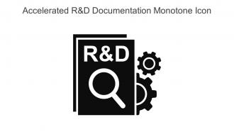 Accelerated R And D Documentation Monotone Icon In Powerpoint Pptx Png And Editable Eps Format