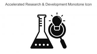 Accelerated Research And Development Monotone Icon In Powerpoint Pptx Png And Editable Eps Format