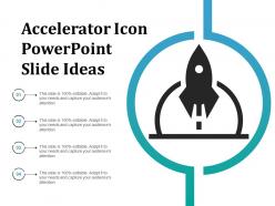 Accelerator icon powerpoint slide ideas