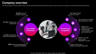 Accenture Company Profile Powerpoint Presentation Slides CP CD Unique Downloadable