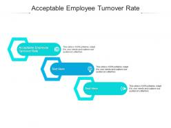 Acceptable employee turnover rate ppt powerpoint presentation icon images cpb