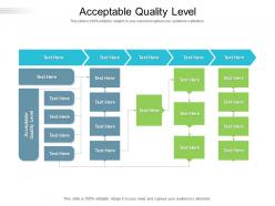 Acceptable quality level ppt powerpoint presentation inspiration files cpb