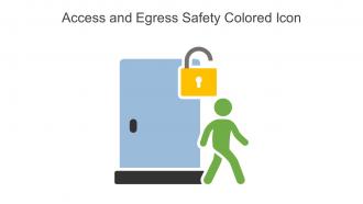 Access And Egress Safety Colored Icon In Powerpoint Pptx Png And Editable Eps Format
