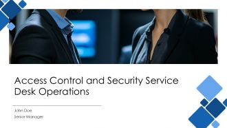 Access Control And Security Service Desk Operations PPT PowerPoint AT