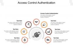 Access control authentication ppt powerpoint presentation professional shapes cpb