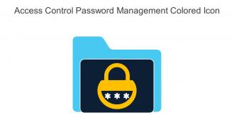 Access Control Password Management Colored Icon In Powerpoint Pptx Png And Editable Eps Format