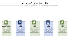 Access control security ppt powerpoint presentation inspiration vector cpb