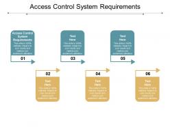 Access control system requirements ppt powerpoint presentation file show cpb