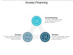 Access financing ppt powerpoint presentation gallery picture cpb