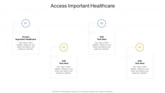 Access Important Healthcare In Powerpoint And Google Slides Cpb