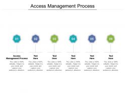 Access management process ppt powerpoint presentation visual aids deck cpb