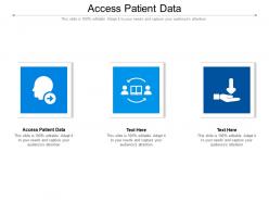Access patient data ppt powerpoint presentation outline styles cpb