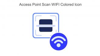 Access Point Scan WIFI Colored Icon In Powerpoint Pptx Png And Editable Eps Format