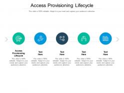 Access provisioning lifecycle ppt powerpoint presentation deck cpb