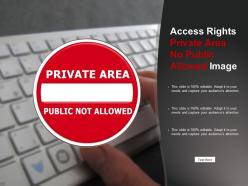 Access Rights Private Area No Public Allowed Image