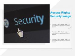 Access rights security image