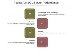 Access vs sql server performance ppt powerpoint presentation ideas summary cpb