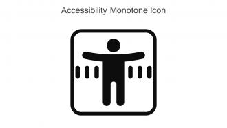 Accessibility Monotone Icon In Powerpoint Pptx Png And Editable Eps Format