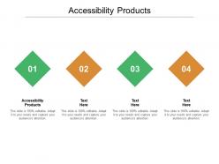 Accessibility products ppt powerpoint presentation summary show cpb