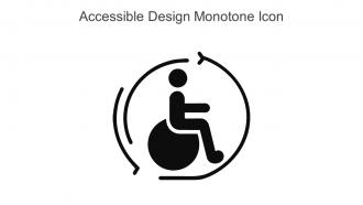 Accessible Design Monotone Icon In Powerpoint Pptx Png And Editable Eps Format