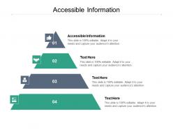 Accessible information ppt powerpoint presentation portfolio graphic tips cpb