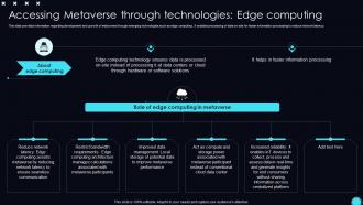 Accessing Edge Computing Unveiling Opportunities Associated With Metaverse World AI SS V