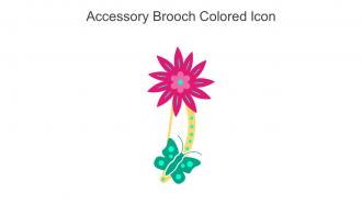 Accessory Brooch Colored Icon In Powerpoint Pptx Png And Editable Eps Format