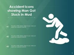 Accident Icon Collision Falling Damage Person Bicycle Electricity