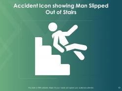 Accident Icon Collision Falling Damage Person Bicycle Electricity